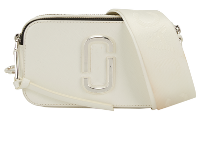 The Snapshot, &pound;170, Handbags, White, Leather, Front view